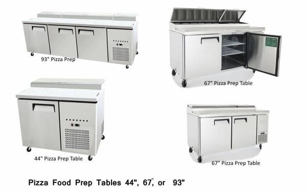 Commercial Pizza Salad Food Prep Tables 44, 67 or 93.jpg