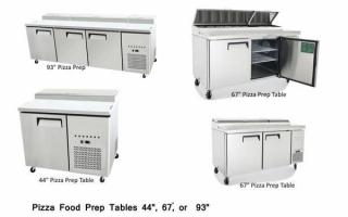 Commercial Pizza Salad Food Prep Tables 44 67 or 93