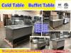 Refrigerator Cold Salad table Buffet Table Sauces station sauce caddie