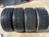 4 used tires radar 33x12.50-20 60-70%