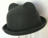 Wool Cat Ears Derby Hat
