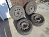 Set of 4 Bridgestone Blizzak 185/65/R15 Tires w/ GM Rims