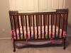 3 in 1 convertible full size crib! Includes mattress sheet and bumper