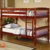 Honey or Cherry New Wood bunk beds with NEW Mattresses