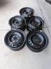 5 new 17s back off road steel wheels Toyota Chevy bronco