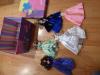 ORIGINAL BARBIE DOLL BOX WITH 4 DOLLS LOVELY DRESSES