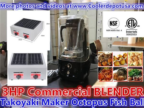 Commercial SMOOTHIE BLENDER Takoyaki Maker Japanese Octopus Fish Ball.jpg